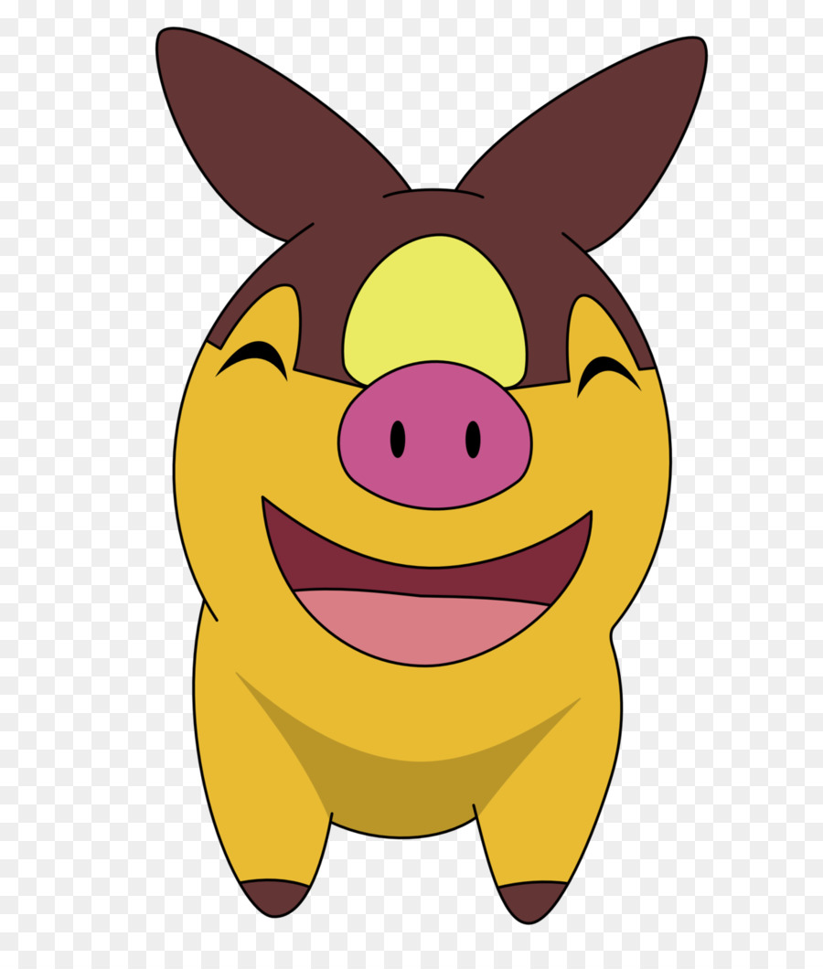 Porco Amarelo Fofo，Animal PNG