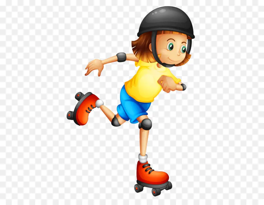 Garota De Patinação，Capacete PNG