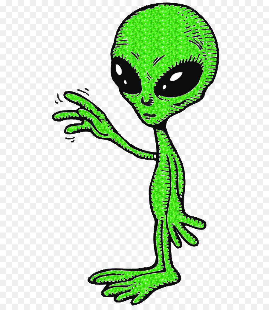 Capa de telefone transparente de desenho animado Alien