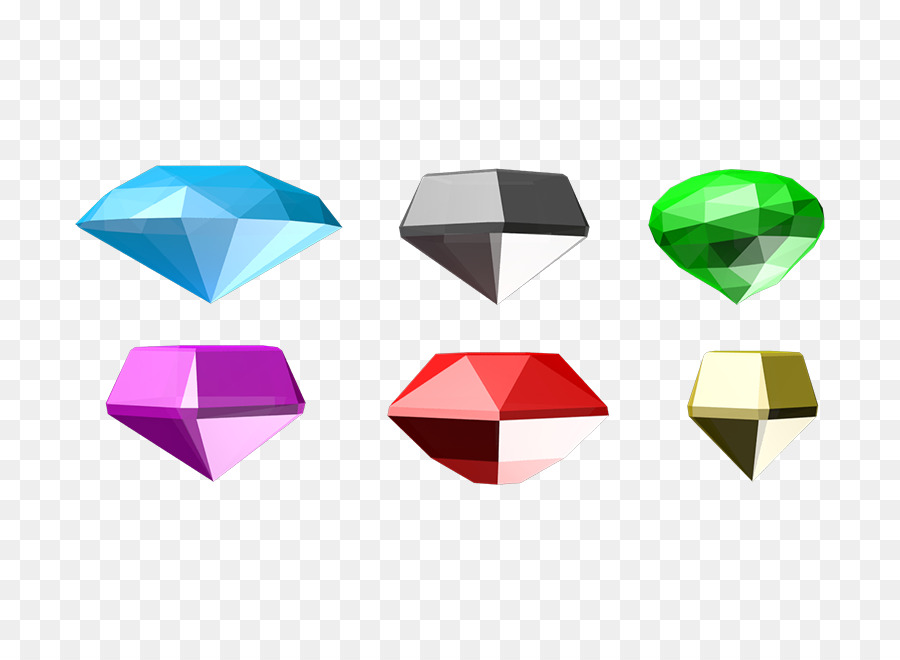 Diamantes Coloridos，Gemas PNG