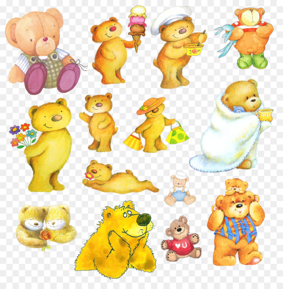 Urso，Animais De Pelúcia Fofinho Brinquedos PNG