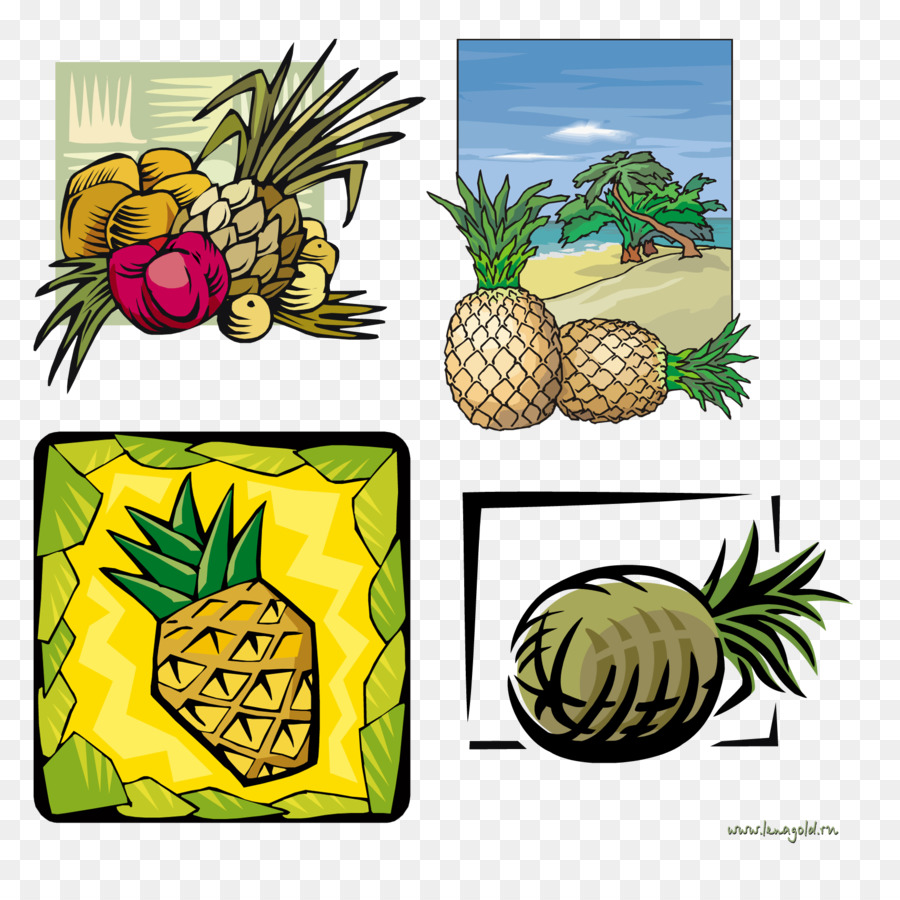 Abacaxi，Frutas PNG