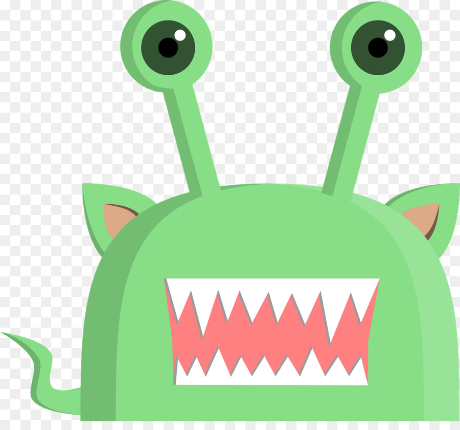 Monstro Verde，Desenho Animado PNG