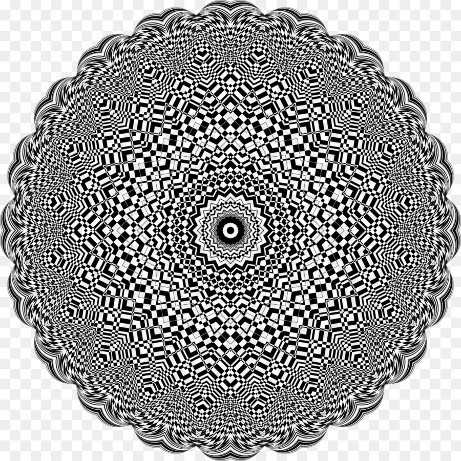 Mandala，Preto PNG