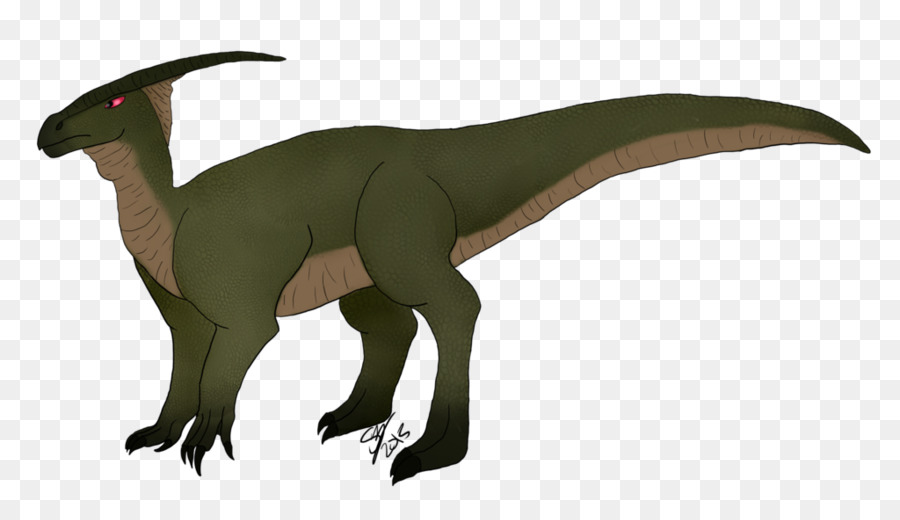 Parasaurolophus，Velociraptor PNG