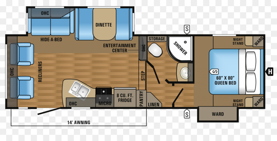 Piso Plano，Autocaravanas PNG