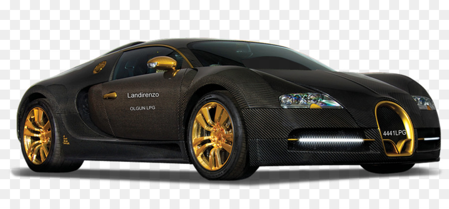 Carro Preto E Dourado，Luxo PNG