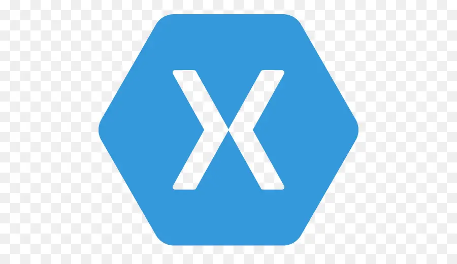 Hexágono Azul Com X，Logotipo PNG