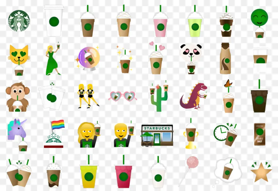Emoji，Starbucks PNG