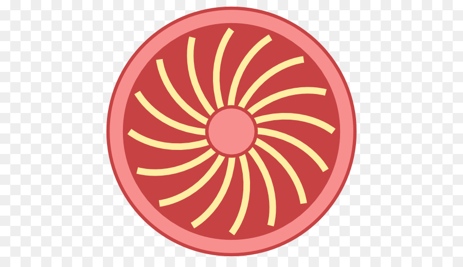 Desenho Circular Vermelho E Amarelo，Padrão PNG