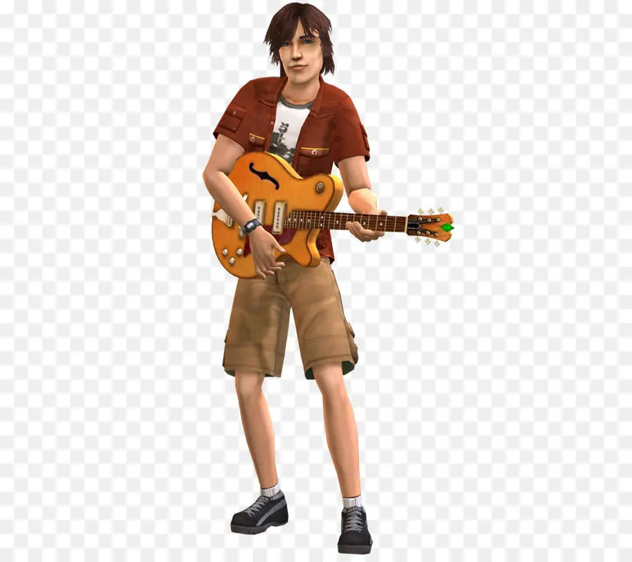 Sims 2 University，O Guitarrista PNG