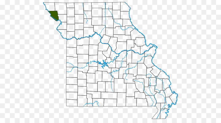 Missouri，Mapa PNG