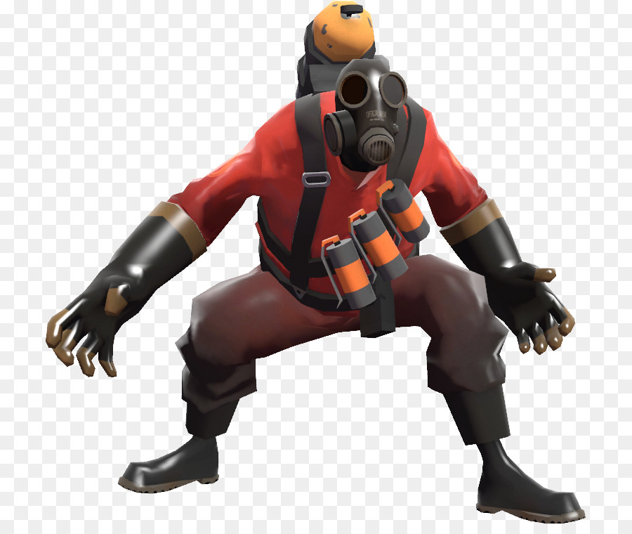 Personagem Pyro Vermelho，Máscara De Gás PNG