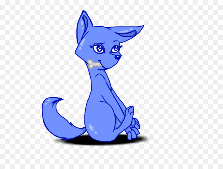 Raposa Azul Dos Desenhos Animados，Animal PNG