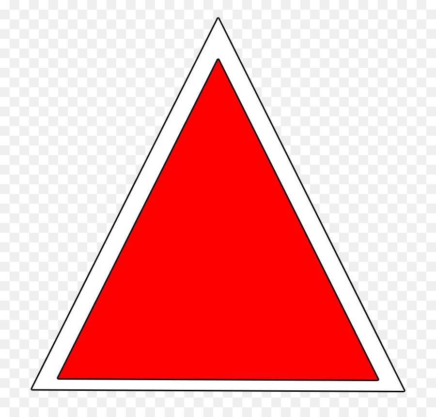 Triângulo De Alerta，Vermelho PNG