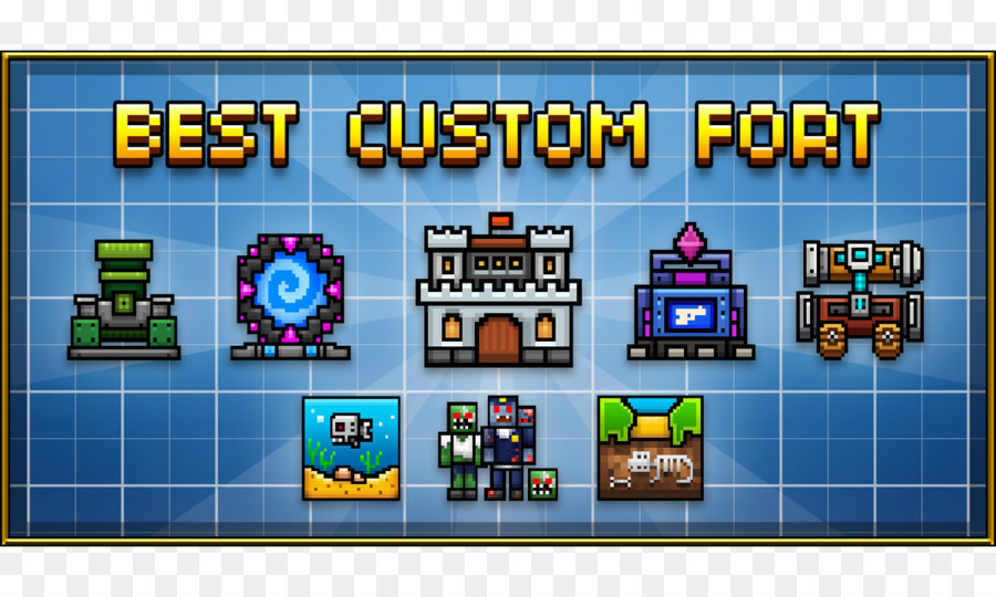 Forte Personalizado，Pixel Art PNG