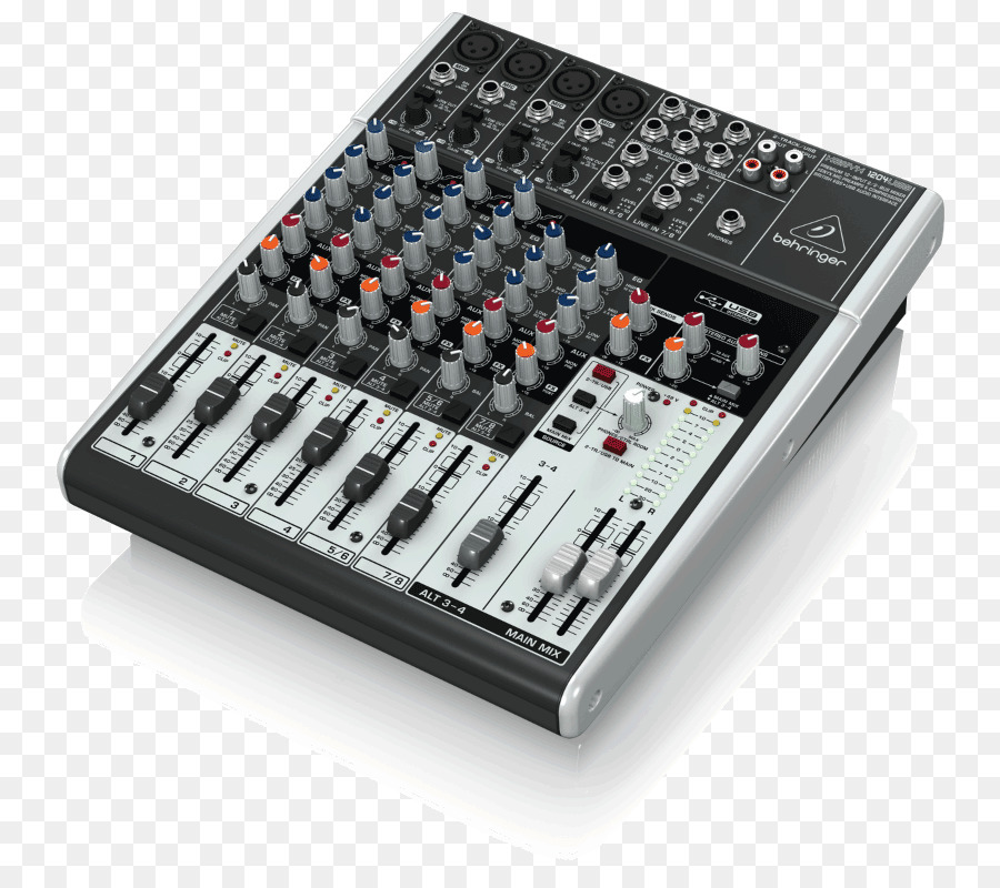 Behringer Xenyx Q802usb，Audio Mixers PNG