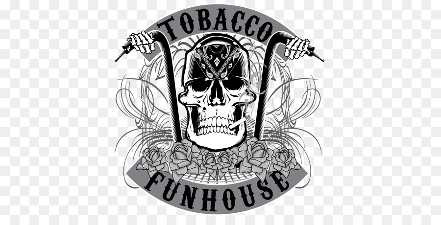 Tabaco Funhouse Logo，Crânio PNG