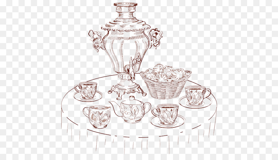 Jogo De Chá，Samovar PNG