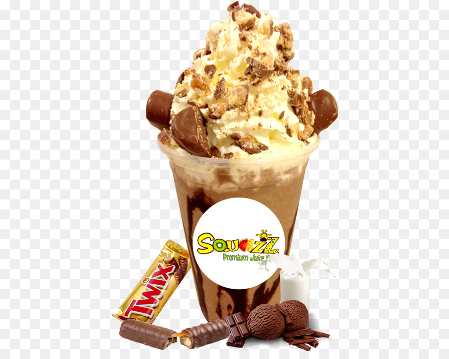 Sundae Sorvete De Chocolate Milkshake png transparente grátis