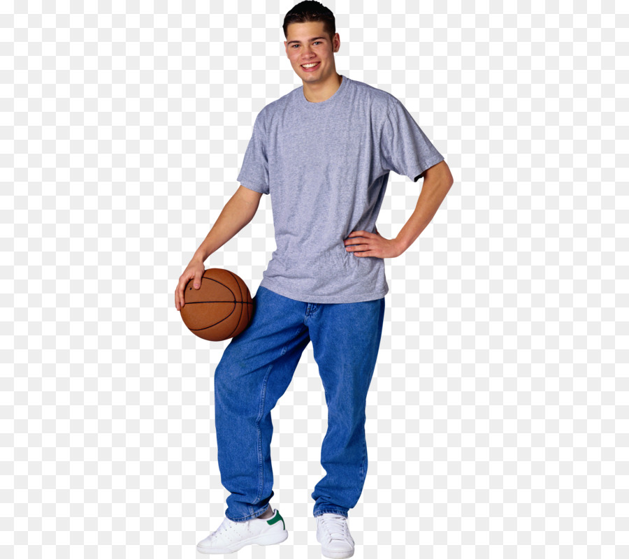 Homem Com Basquete，Basquetebol PNG