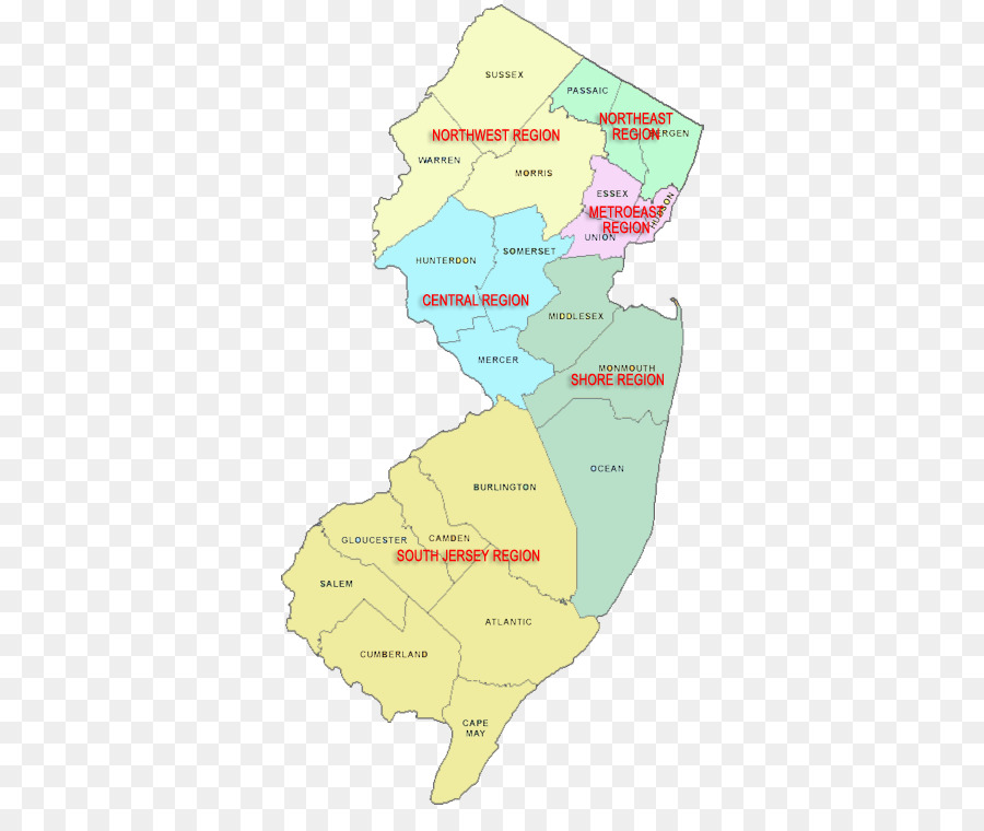 Mapa，Nova Jersey PNG