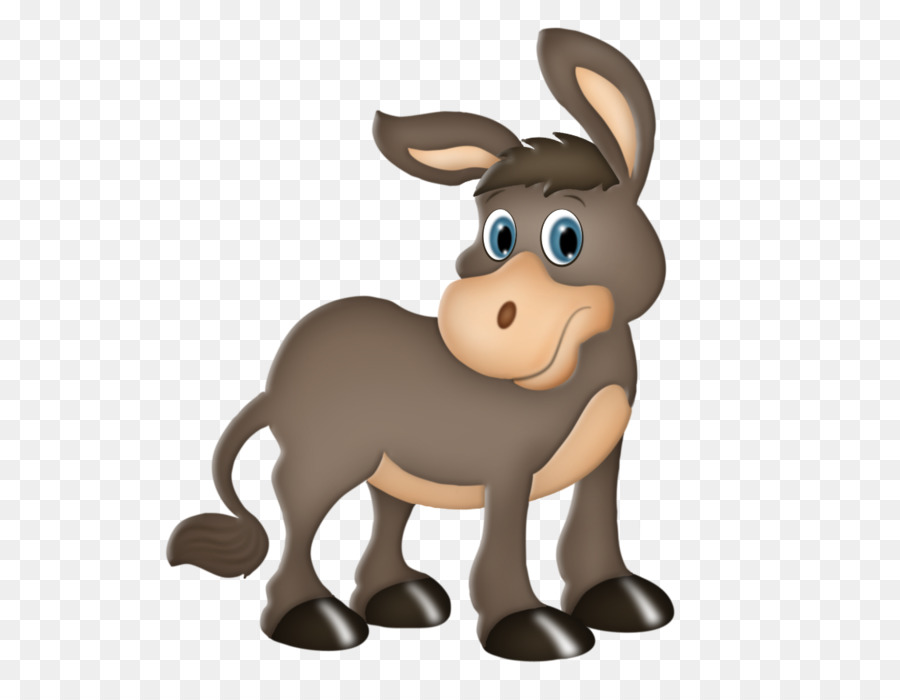 Ilustração De Burro Feliz De Desenhos Animados PNG , Clipart De