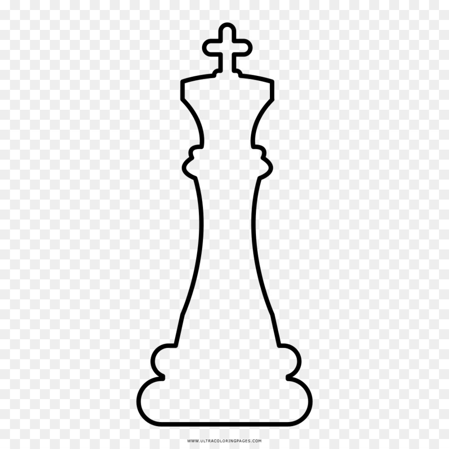 Desenho de Peça de xadrez Dama para colorir