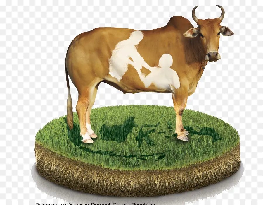 Vaca Com Silhueta，Fazenda PNG