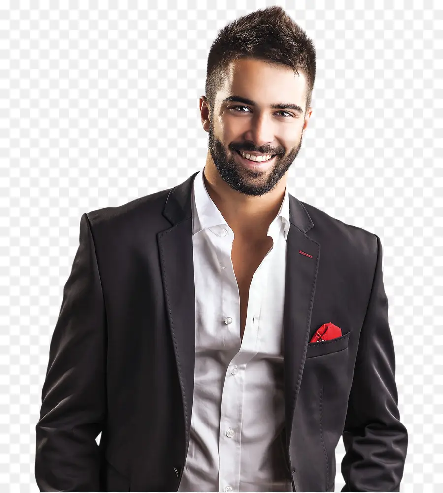 Homem De Terno，Sorrindo PNG