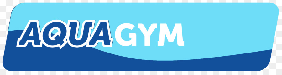 Aqua Gym Logo，Azul PNG