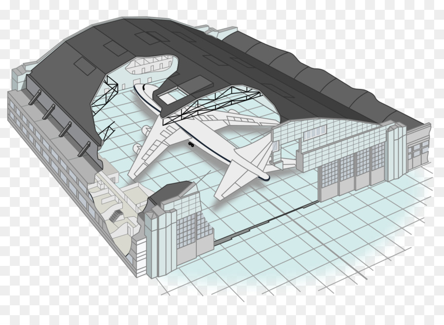 Avião，Hangar PNG