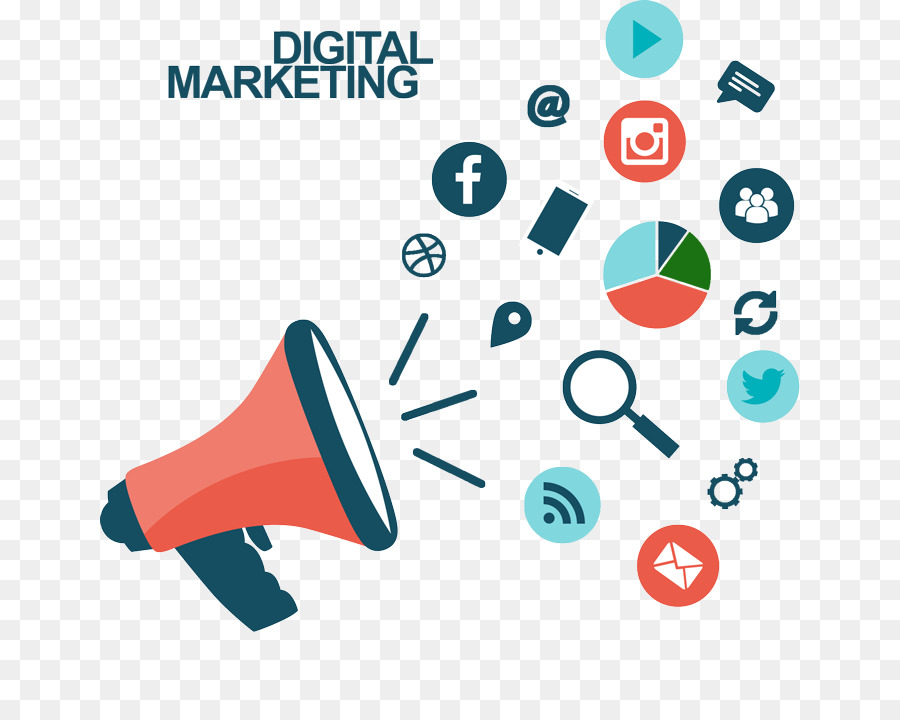 Marketing Digital，Social Marketing De Vídeo PNG