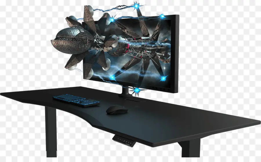 Mesa De Computador，Monitor PNG