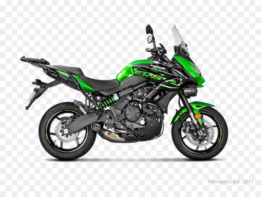 Kawasaki Versys 650，Sistema De Exaustão PNG