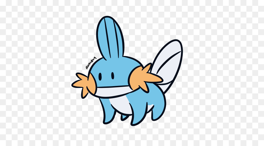 Mudkip，Azul PNG