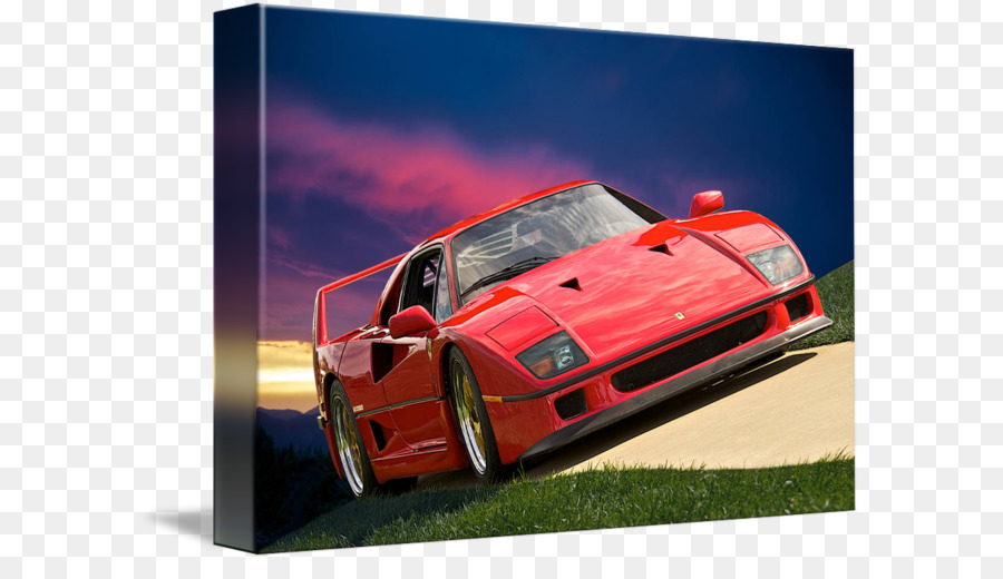 Ferrari F40，Carro PNG