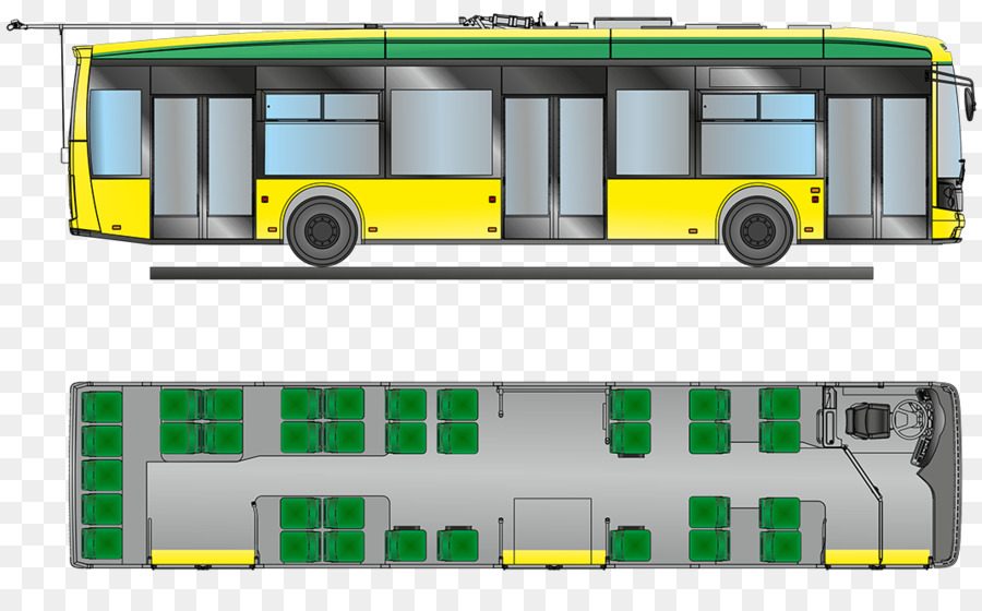 ônibus，Trólebus PNG