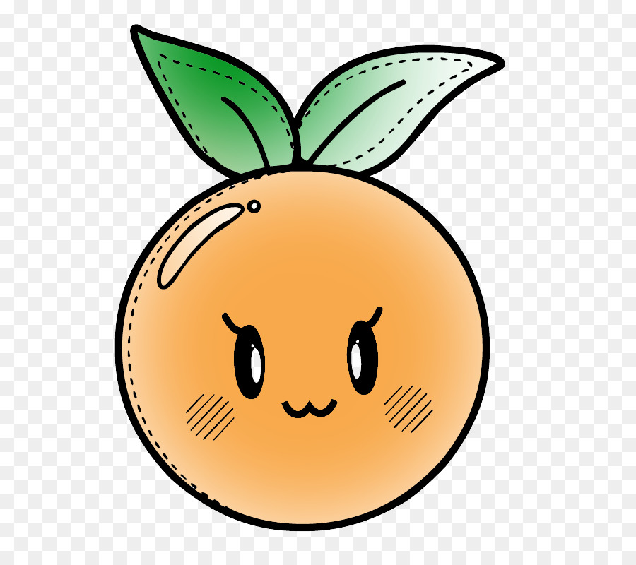 Laranja Fofa，Folhas PNG