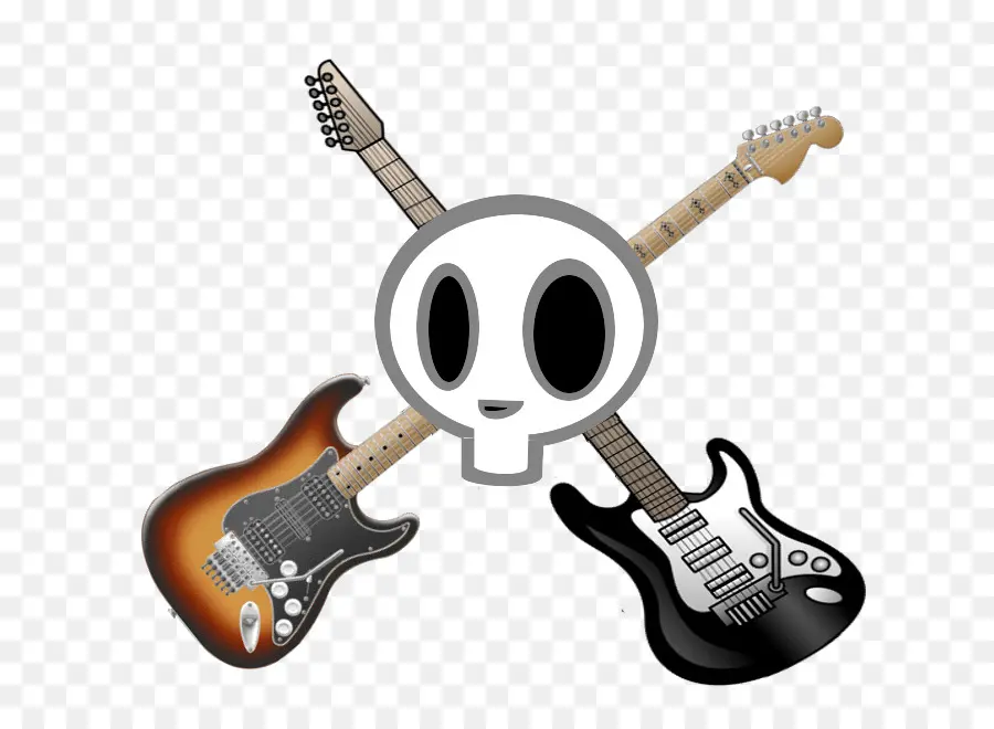 Guitarras E Caveira，Guitarra Elétrica PNG