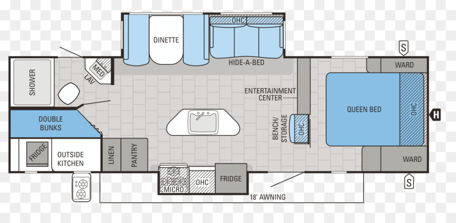 Layout De Trailer，Campista PNG