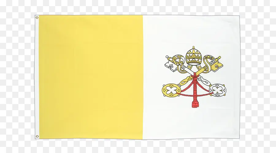 Bandeira Do Vaticano，Amarelo PNG