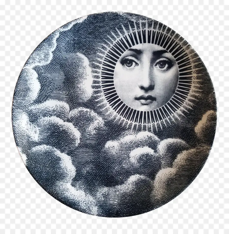 Ilustra O De Rosto De Sol，Lua PNG