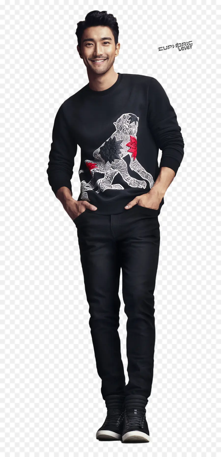 Homem De Roupa Preta，Moda PNG