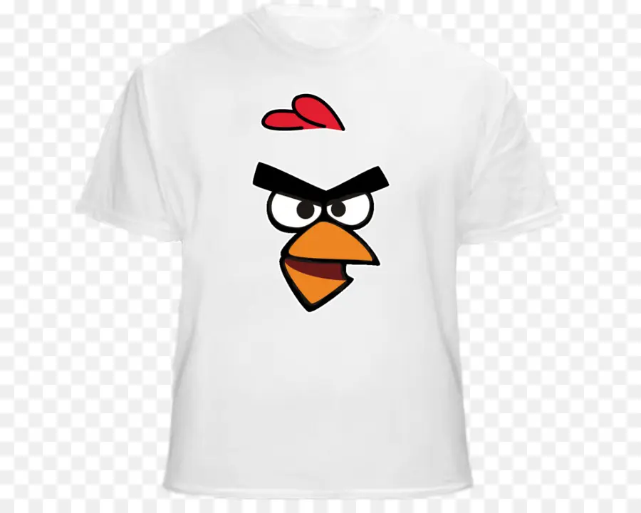 Camiseta Angry Bird，Desenho Animado PNG