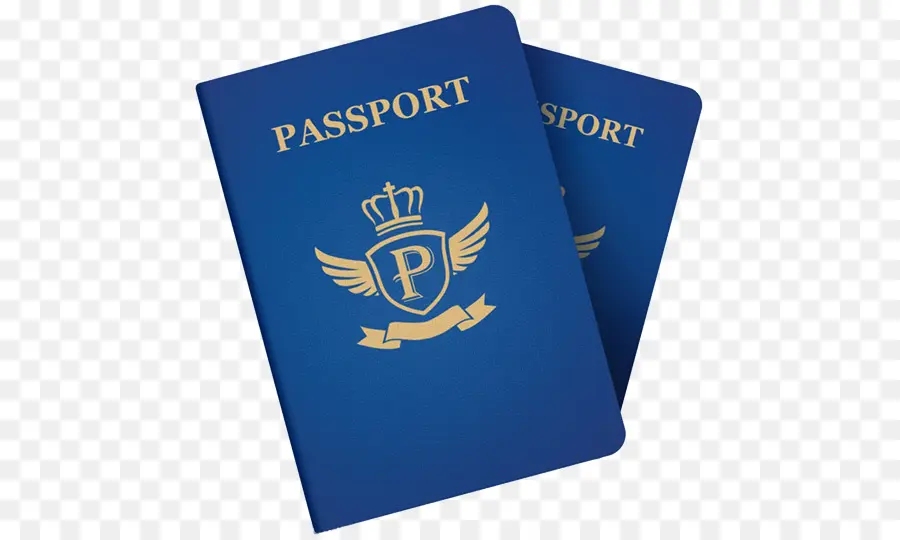 Passaporte，Azul PNG