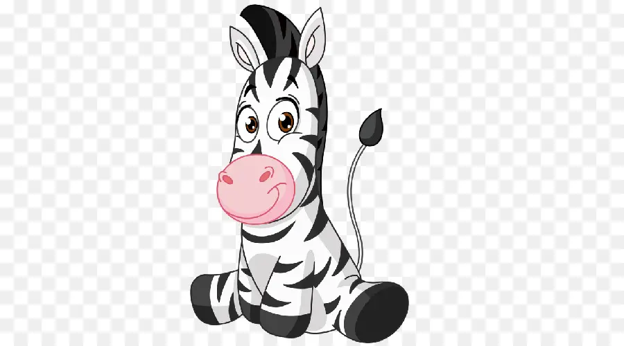 Zebra Fofa，Animal PNG