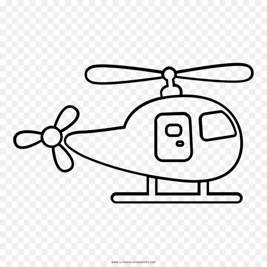 Helicóptero，Livro De Colorir PNG