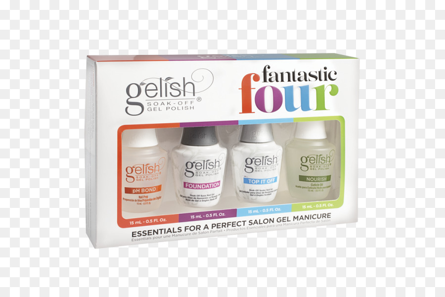 Gelish Quarteto Fantástico Kit，Gelish Soakoff Gel Polonês PNG