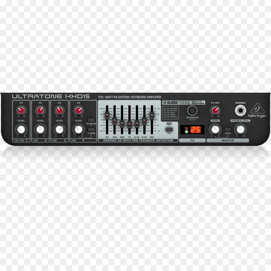 Behringer Ultratone Kxd Série，Amplificador PNG